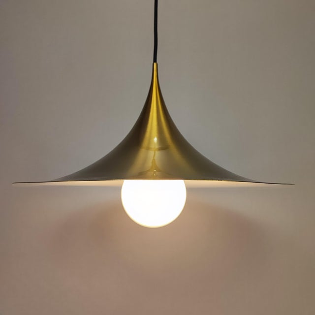 Modern Semi Pendant Lamp from Fog and Mørup, 1960s For Sale - Image 3 of 8
