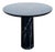 Cb2 Babylon Round Black Marble Bistro Table For Sale