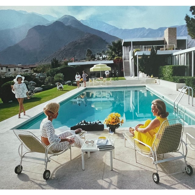 1970s 1970s "Poolside Gossip" 40x60 C-Print by Slim Aarons W/ Coa For Sale - Image 5 of 11