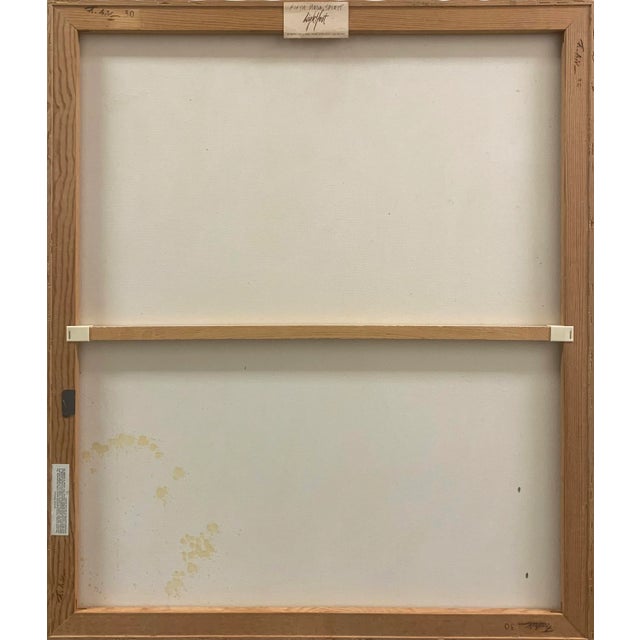 Ruby Red 'Fifth Mesa Spirit' by Jon Lightfoot, 1986, Cherokee, Art Students League, New York, Milan, Tucson, Oil For Sale - Image 8 of 9