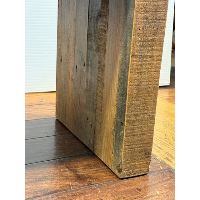 West Elm Emmerson Reclaimed Wood Dining Bench For Sale - Image 11 of 12
