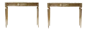 Louis XVI Style Side Tables - "Ilene" - a Pair