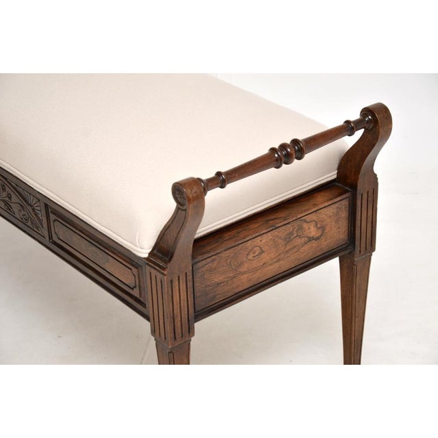 Antique Victorian Duet Piano Bench, 1880s For Sale - Image 14 of 15