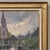 Slate Gray Framed Oil on Canvas by José Salvaggio (1953-) 'Place De La Carrière ~ Nancy' For Sale - Image 8 of 16