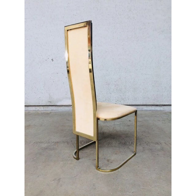 Hollywood Regency Dining Chairs from Belgo Chrom, 1970s, Set of 8 For Sale - Image 6 of 18