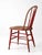 Red Antique Red Windsor Spindle Back Farmhouse Chair For Sale - Image 8 of 17