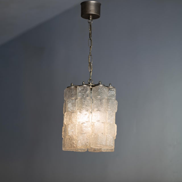 Gray Murano Glass Pendant from Zeroquattro, 1970s For Sale - Image 8 of 8
