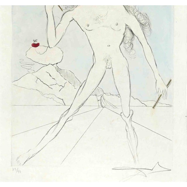 Bicephale is an artwork realized bySalvador Dalì in 1968. The artwork is from the suite "Les Amours de Cassandre" Etching...