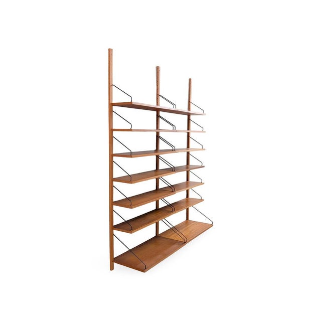 Brown Vintage Bookcase by Poul Cadovius For Sale - Image 8 of 8
