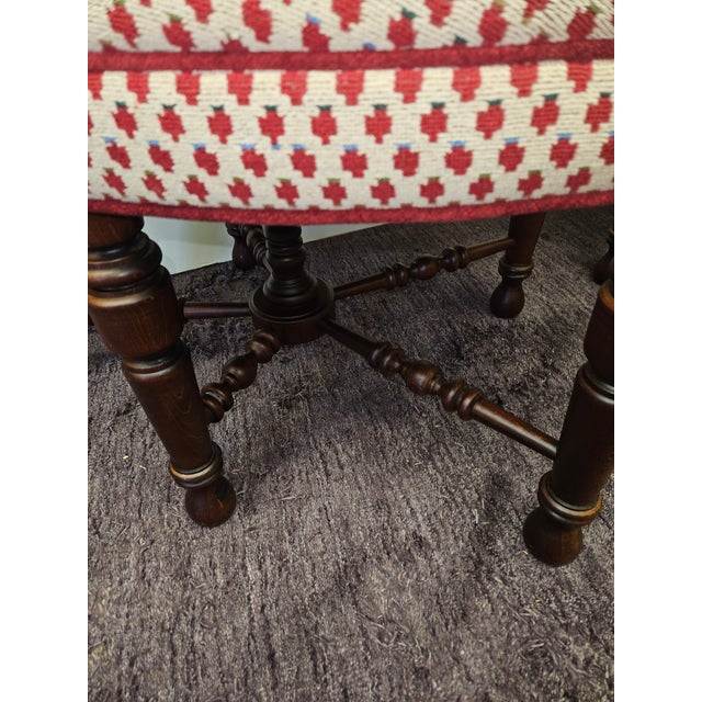 1960s Interesting Upolstered Club Chairs From Harrods of London - A Pair For Sale - Image 5 of 7