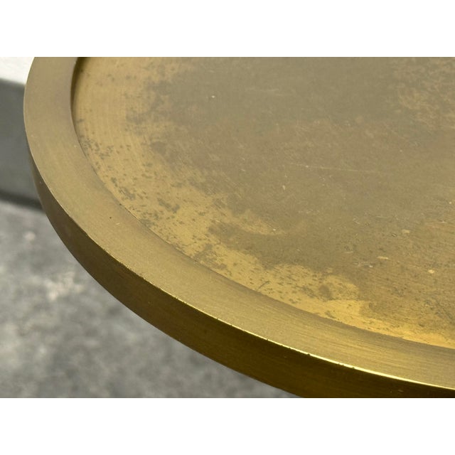 Metal Restoration Hardware 1930s Martini Tables, Pair For Sale - Image 7 of 12