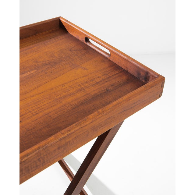 Vintage Scandinavian Teak Tray Table Chairish