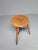 1950s Tall Wooden 3-Legged Stool, 1950s For Sale - Image 5 of 7