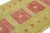 1960s Vintage Zeki Müren Rug in Green, Red and Gold Geometric Patterns by Rug & Kilim For Sale - Image 5 of 7