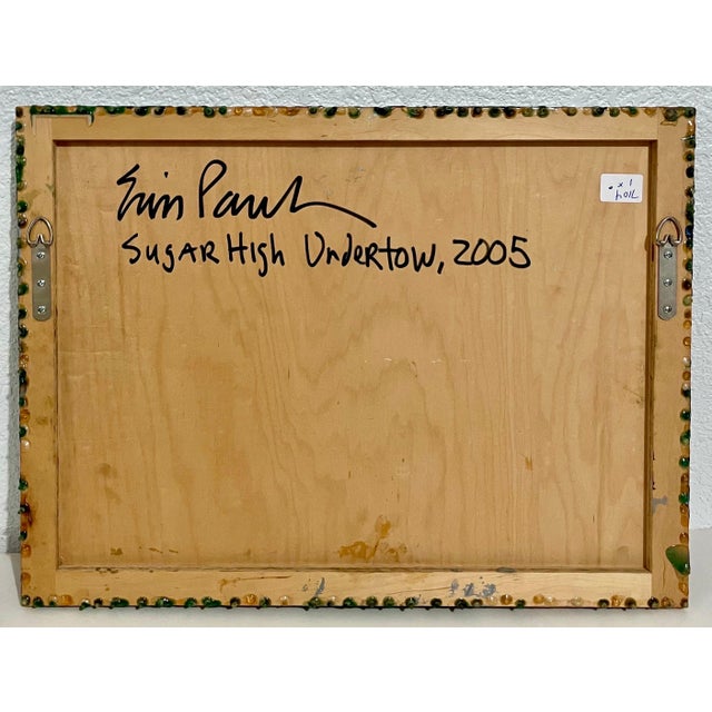 2000 - 2009 Erin Parish, Erin Parish Minimalist Abstract Resin and Oil Painting on Panel Woman Artist, 2005 For Sale - Image 5 of 9