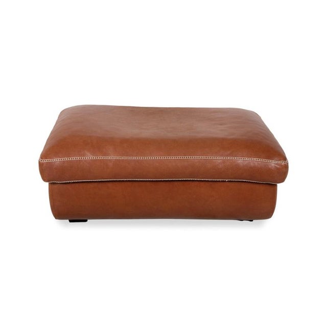 Valentino Ottoman in Leather from Machalke For Sale - Image 9 of 10