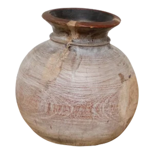Indian Buttermilk Wooden Pot-Ziya