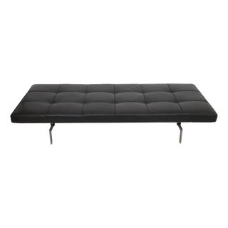 PK80 Daybed in Black Elegance Leather by Poul Kjærholm, 2000s For Sale