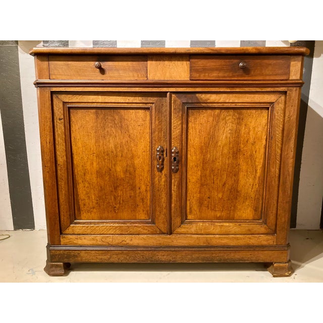 Wood Napoleon III Walnut Buffet For Sale - Image 7 of 7