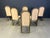 Vintage Brass Dining Chairs from Belgochrom, 1970s, Set of 6 For Sale - Image 10 of 12