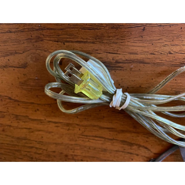 Vintage Hand-Forged Wrought Iron Basket Form Table Lamps, a Pair For Sale - Image 10 of 10