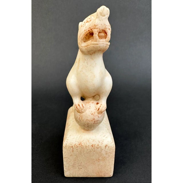 Early 20th Century Jade Foo Dog Sculpture For Sale - Image 4 of 11