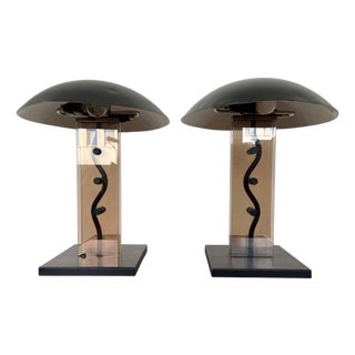 Large Mid-Century Table Lamps from Kamenicky Senov, 1980s, Set of 2 For Sale