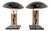 Large Mid-Century Table Lamps from Kamenicky Senov, 1980s, Set of 2 For Sale