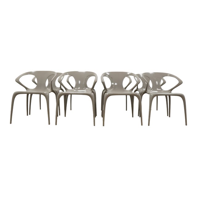 Roche Bobois Ava Dining Chairs (Set of 8) For Sale