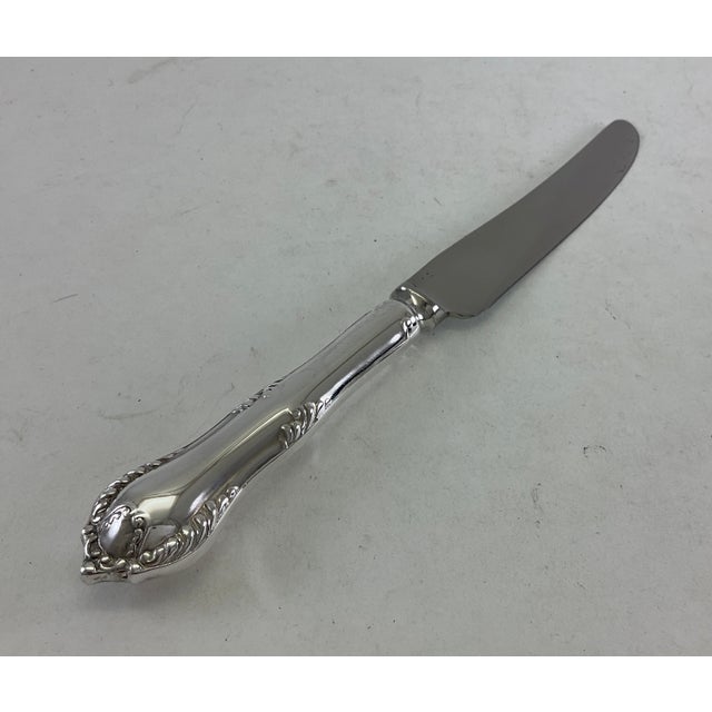 James Dixon & Sons 1980s Chesterfield Silver Plated Dinner Knife For Sale - Image 4 of 13