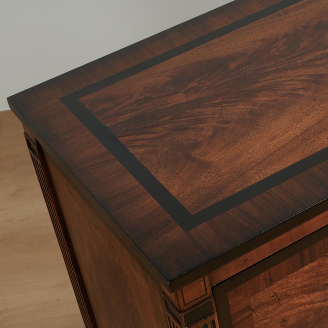 Neoclassical Inlaid Commode or Chest by Lillian August For Sale - Image 10 of 17