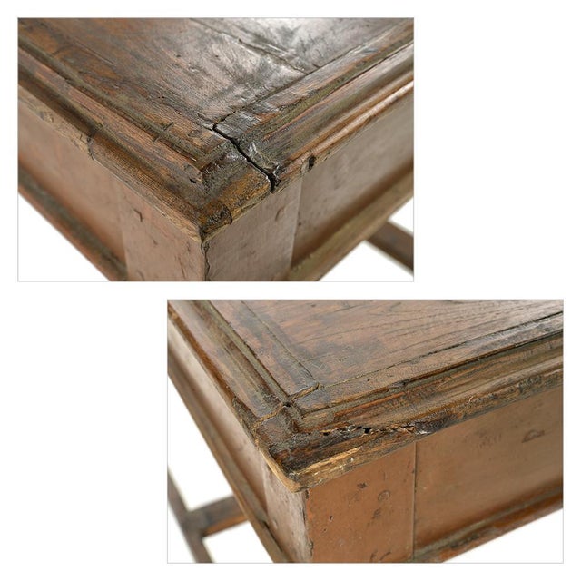 Large Antique Wooden Table with a Natural Patina For Sale - Image 6 of 10