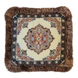 Needlepoint Pillow with Moroccan Design For Sale