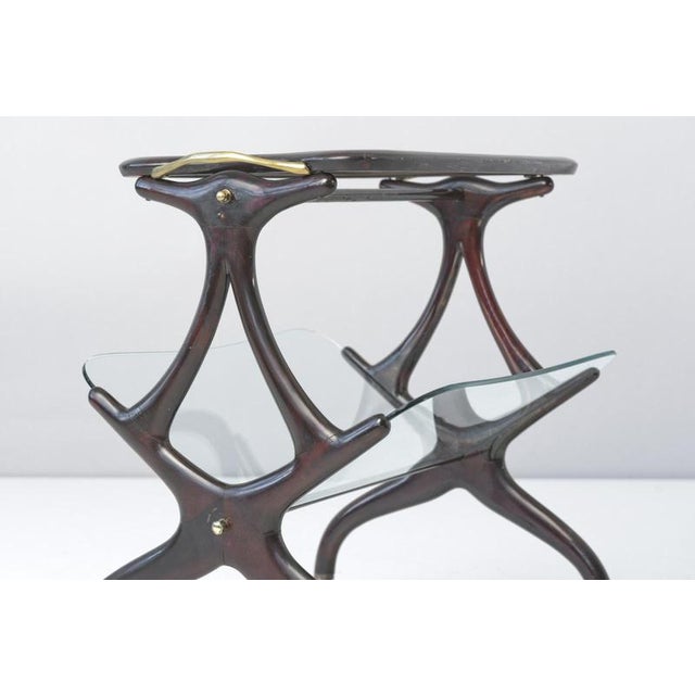 Table on Castors by Cesare Lacca for Cassina, Italy, 1955 For Sale - Image 5 of 9