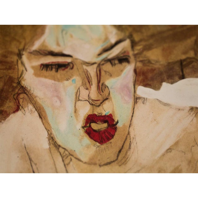 1960s 1960’s "The Scornful One” Framed Print For Sale - Image 5 of 6