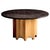 Octagonal Pedestal Table with Round Slate Top, France, 1970s For Sale - Image 12 of 12