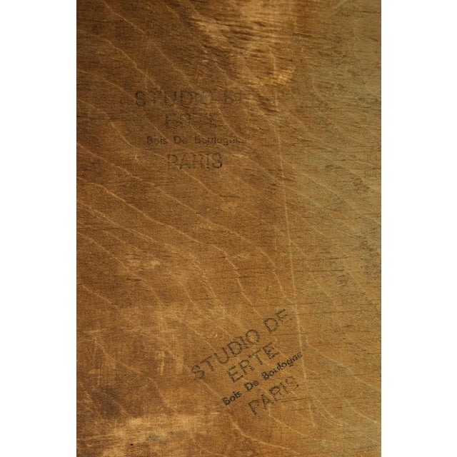 Erté Early 20th Century Erte' Grey and White Polka Dots For Sale - Image 4 of 13