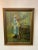 Figurative Oil on Canvas Painting of Farmer Woman by Well, Signed & Framed For Sale - Image 13 of 13