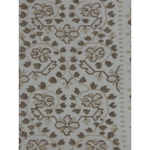 Schumacher Schumacher Mark Sikes 180742 Jasmine Indoor Outdoor Neutral Fabric 4 Yards For Sale - Image 4 of 8