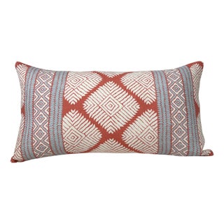 Austin Lumbar Pillow Cover in Coral, 12x20 Pillow For Sale