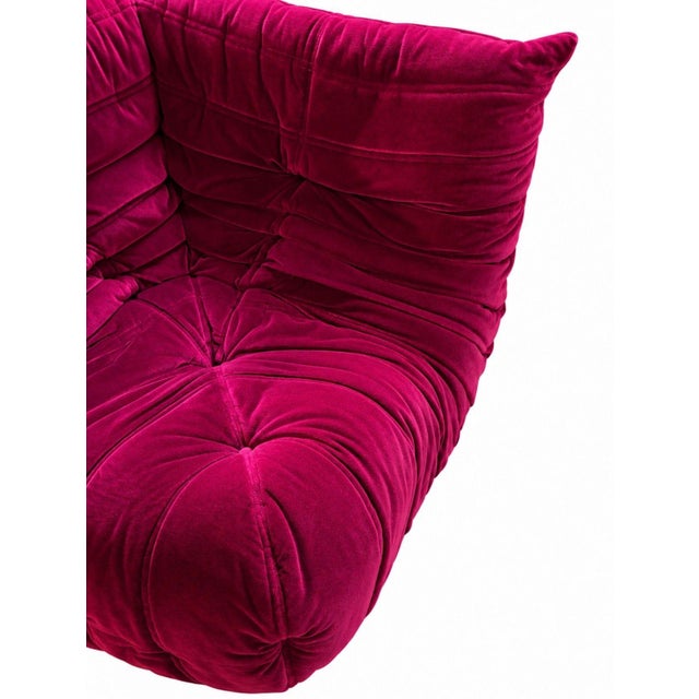 Michel Ducaroy for Ligne Roset “Togo” Sofa & Ottoman, France 1973 For Sale - Image 4 of 11
