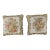 A Matching Pair of Handmade Aubusson Silk Cushions. 20"x 20" For Sale