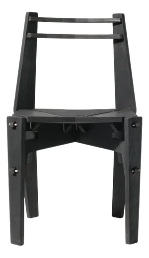 Android Chair in Charcoal Black by Konstantin Achkov