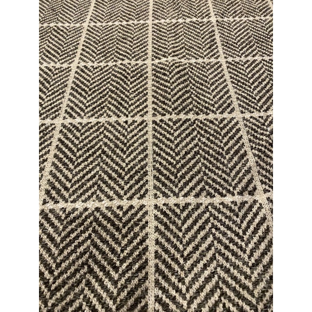 Designer's Guild "Branette" Cocoa Check Fabric - 9 Yards For Sale