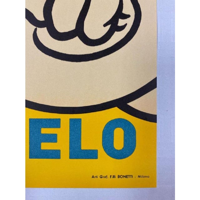 Michelin Bicycle Tire Lithographic Poster, 1980 For Sale - Image 5 of 8