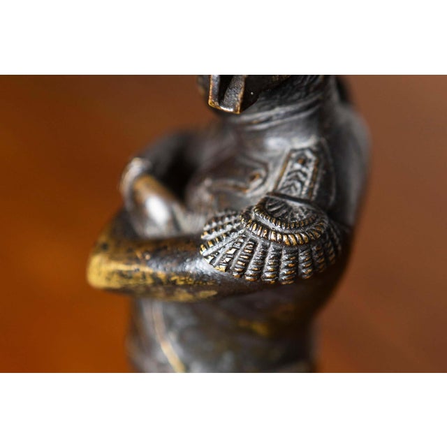 Bronze 19th Century French Bronze Statuette of Napoleon Bonaparte For Sale - Image 8 of 11