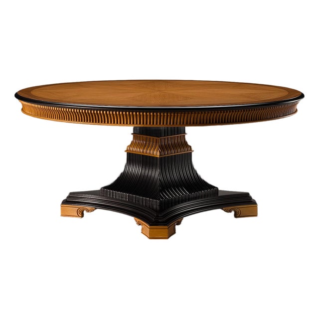 Italian Round Dining Table For Sale