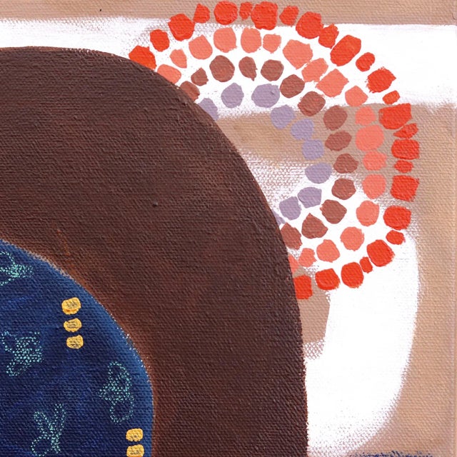 Figurative Soliloquy in Bloom - Colorful Abstract Feminine Figurative Original Artwork by Courtney Simone For Sale - Image 3 of 9