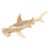 This hand-carved Hammerhead Shark sculpture is crafted from naturally shed moose antler, sourced from the United States...