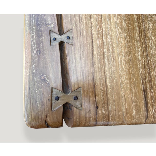 Andrianna Shamaris Mid Century Style Couture Console Table For Sale - Image 14 of 18